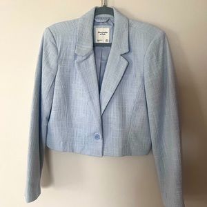 Abercrombie Cropped Tweed Blazer